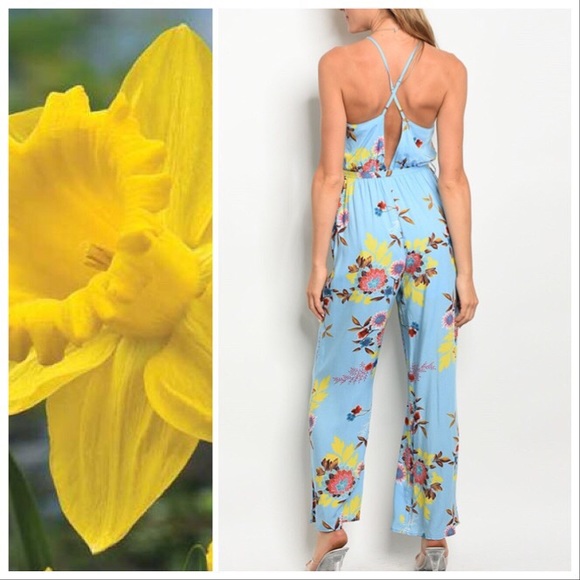 *CLEARANCE* Chelsea Flower Child Jumpsuit - Picture 6 of 6